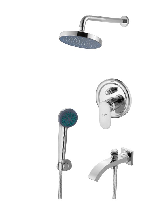 RHYTHM COLLECTION / C.P. RAIN SHOWER/SINGLE LEVER CONCEALED 4 WAY DIVERTOR/TELEPHONIC SHOWER